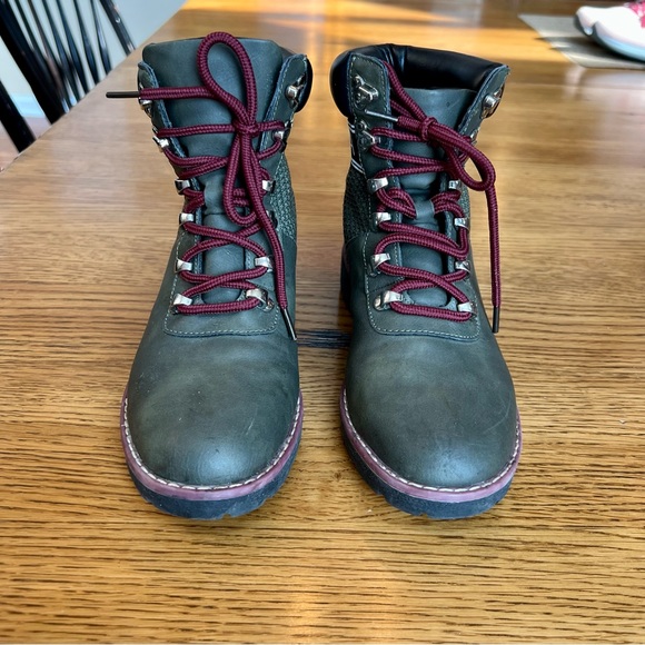 ⭐️ NAUTICA Womens Green Phoenix Round Toe Block Heel Lace-Up Hiking Boots 6 - Picture 7 of 12